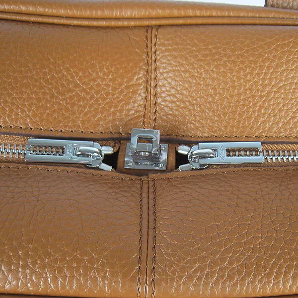 Best Replica Hermes Victoria Cowskin Leather Bags 2010 Coffee H2802